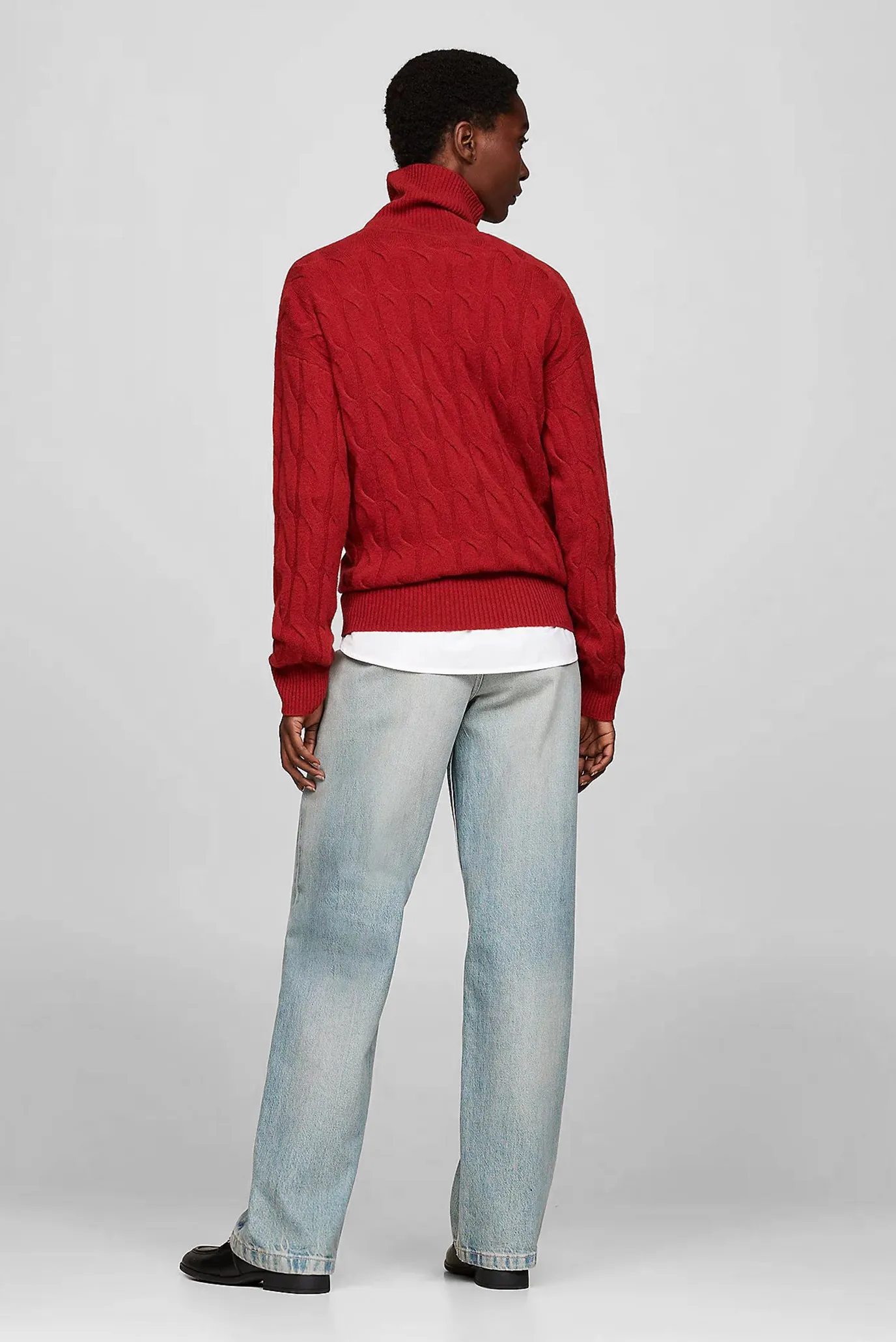 Гольф SOFT WOOL CABLE ROLL-NK LS SWT 3