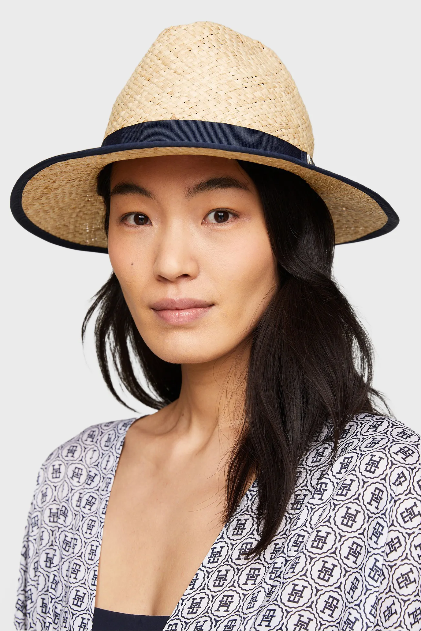 Шляпа BEACH SUMMER STRAW FEDORA HAT 2