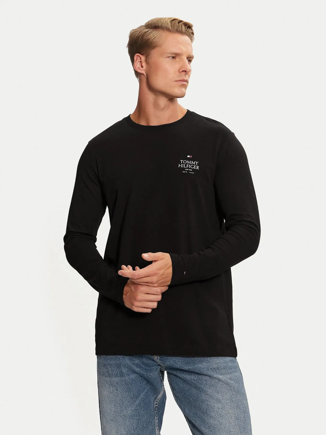 Лонгслив HILFIGER STACK LS TEE 1