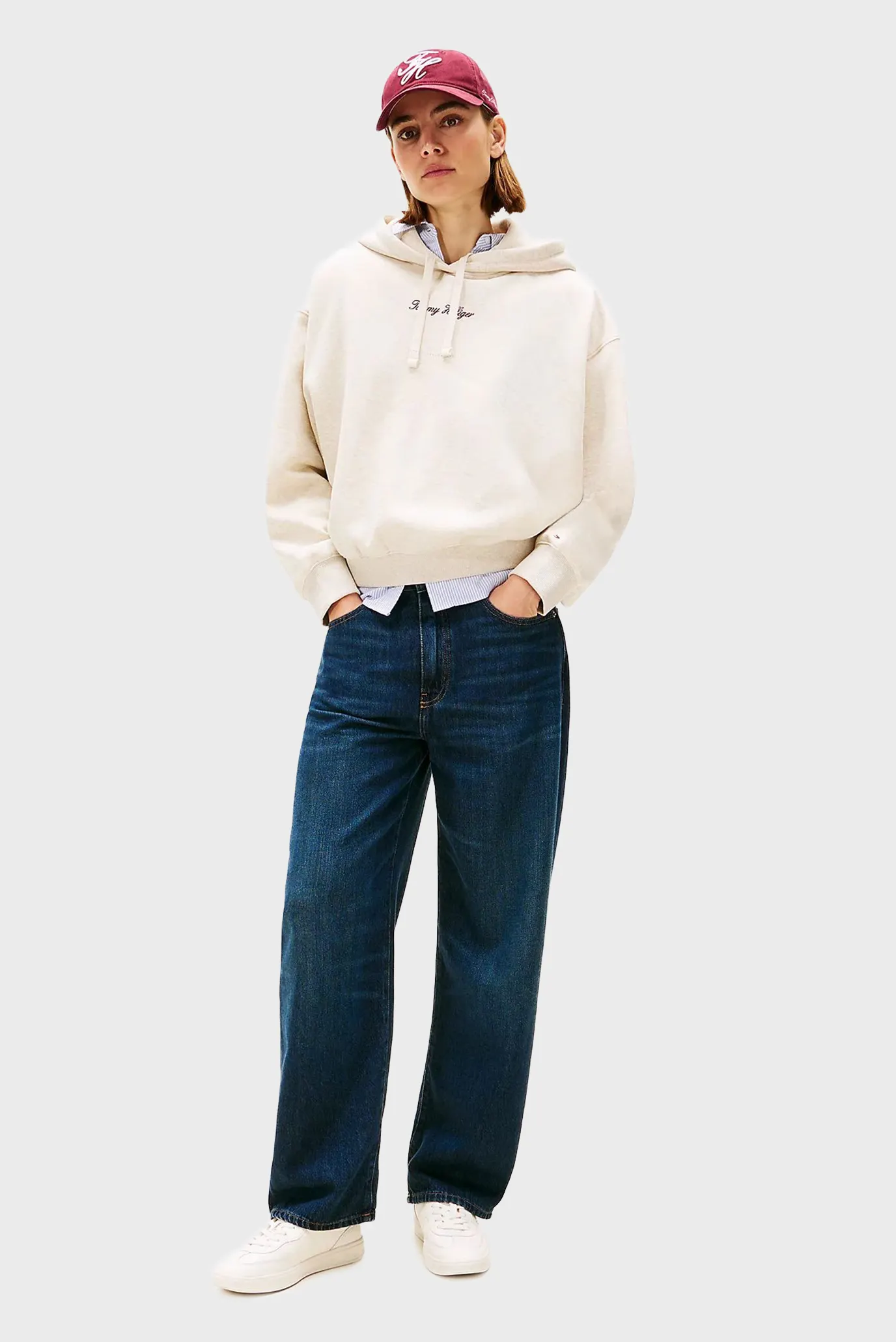 Hudi CLASSIC SCRIPT FLEECE HOODIE 2