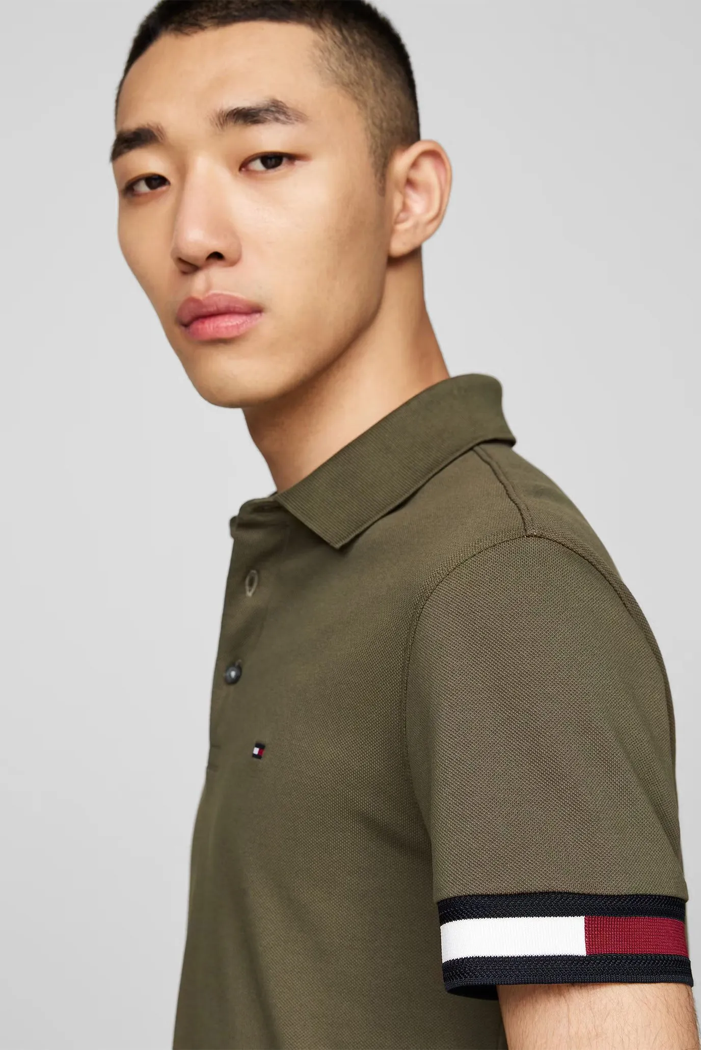 Polo FLAG CUFF SLIM FIT POLO 3