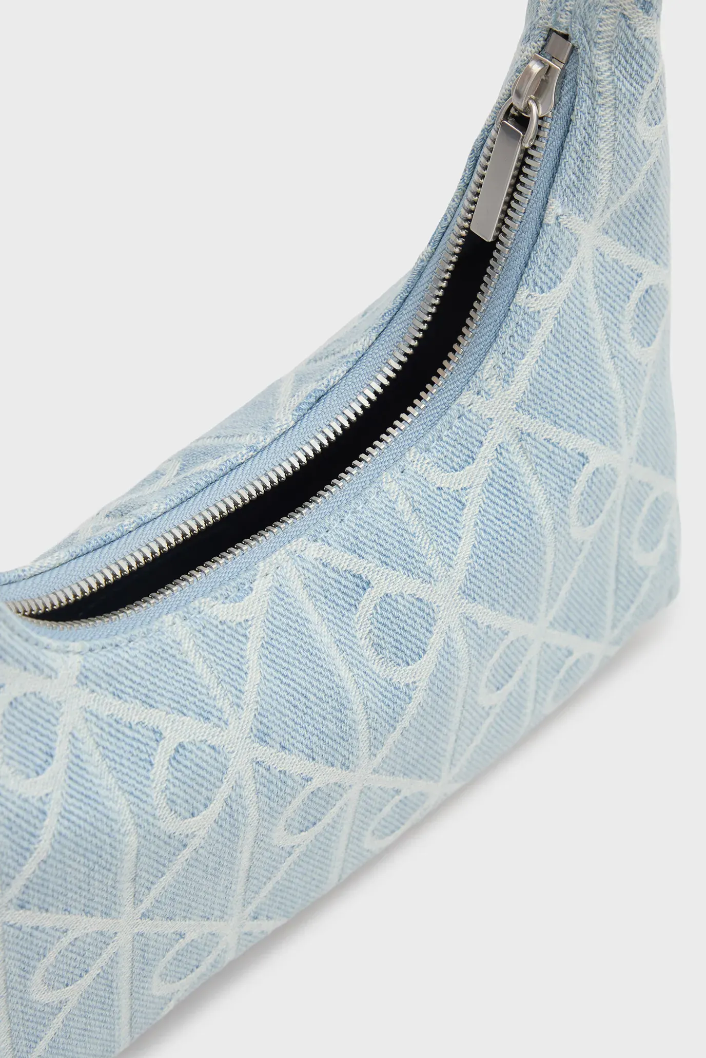 Sumka/EMBLEM AOP DENIM SHOULDER BAG 5