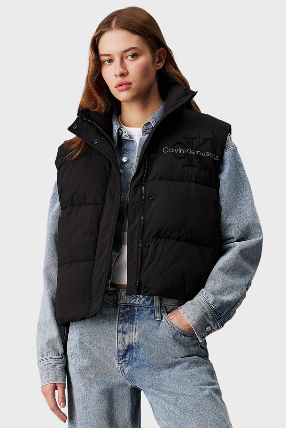 Jilet CHENILLE MONOLOGO VEST Calvin Klein Jeans Jilet CHENILLE MONOLOGO VEST Calvin Klein Jeans