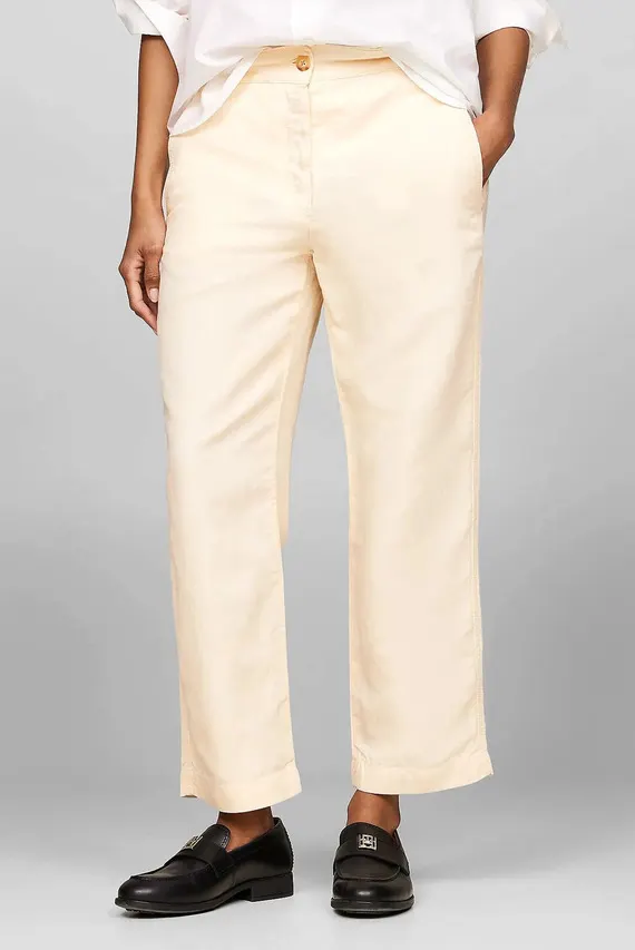 Штаны COTTON LINEN SLIM STRAIGHT PANT Tommy Hilfiger
