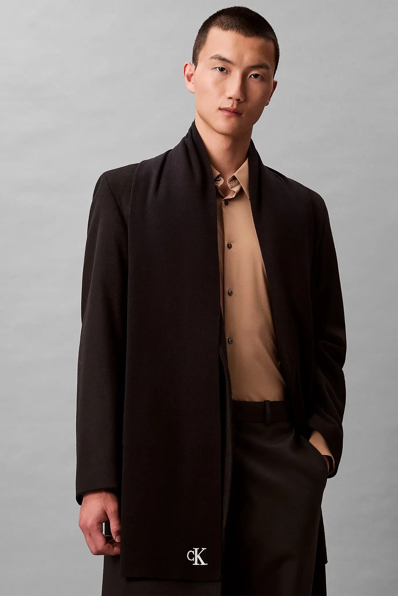 Шарф CK FINE RIB SCARF 4