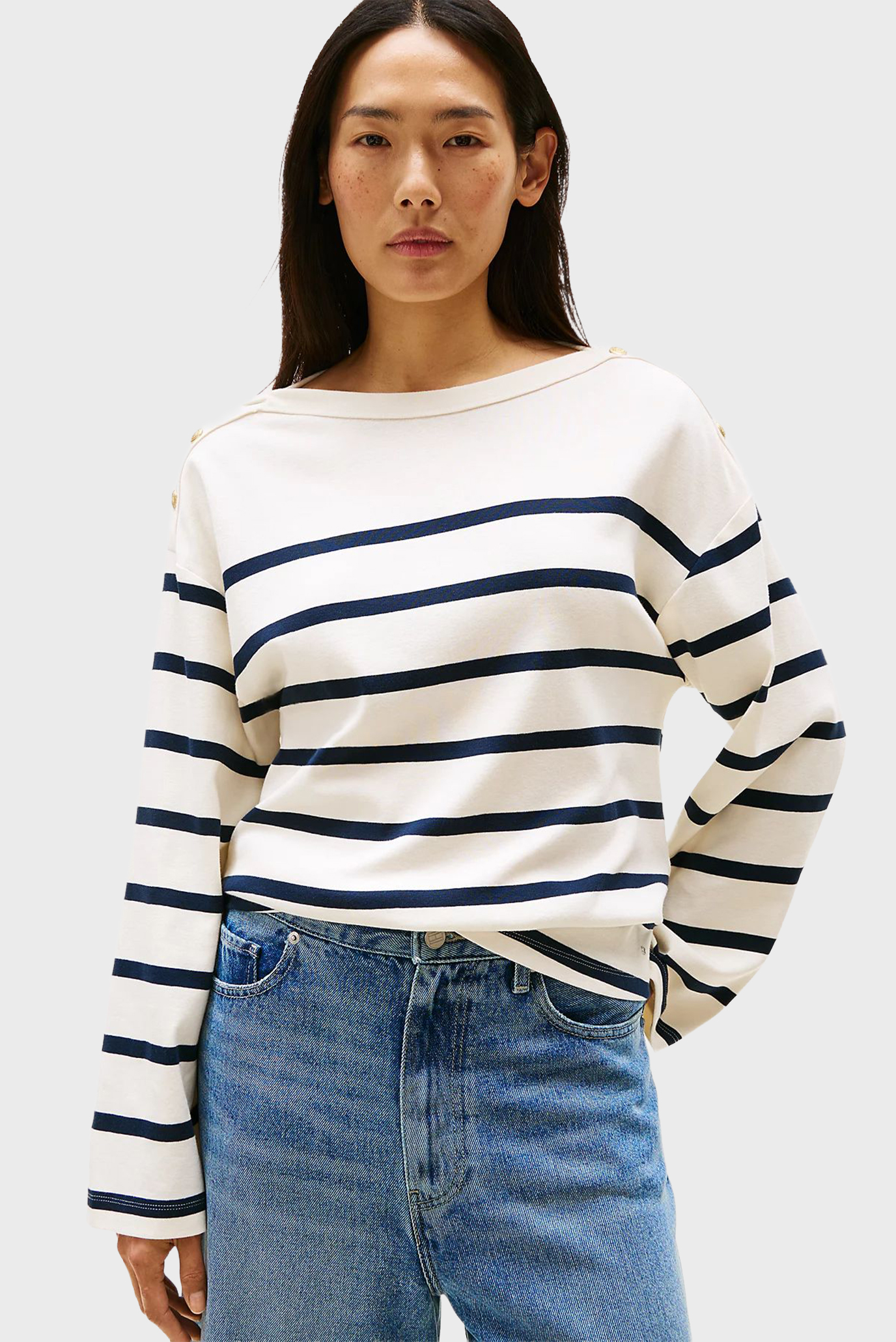Лонгслив LWK GOLD BUTTON BOAT-NK LS TEE 1