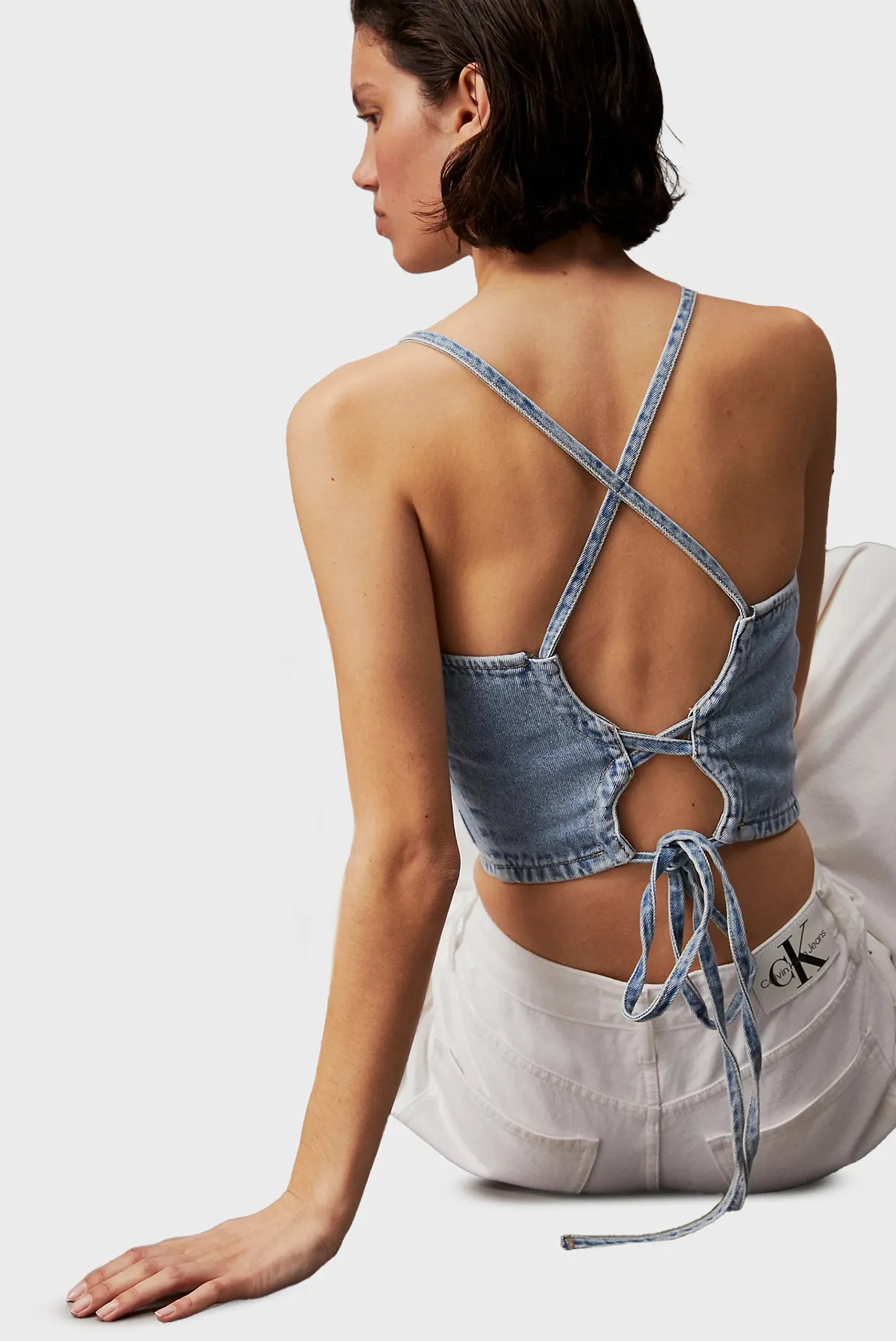 Топ TIE DETAIL SHORT TOP 4