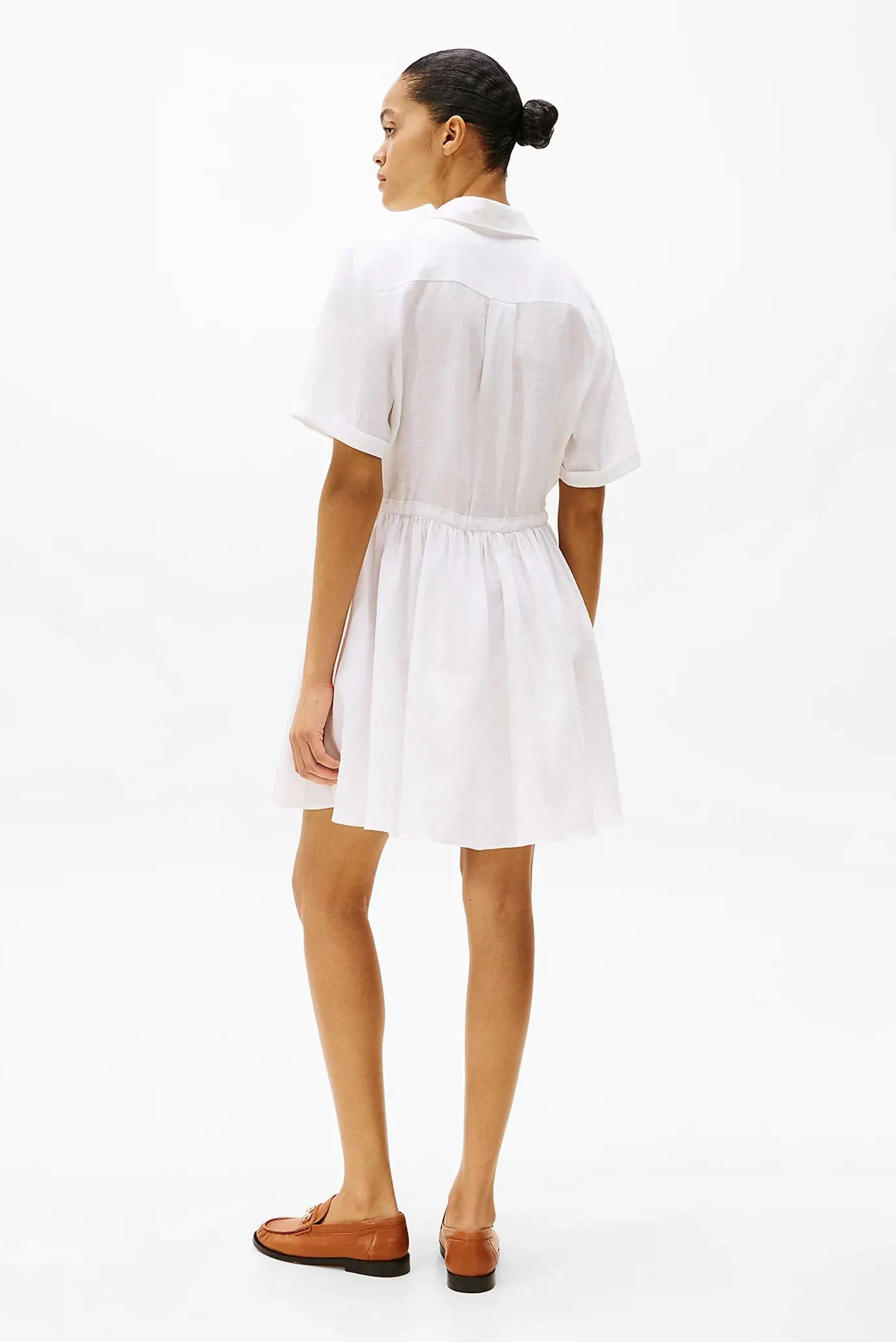 Платье ESS LINEN S S SHORT DRESS 4