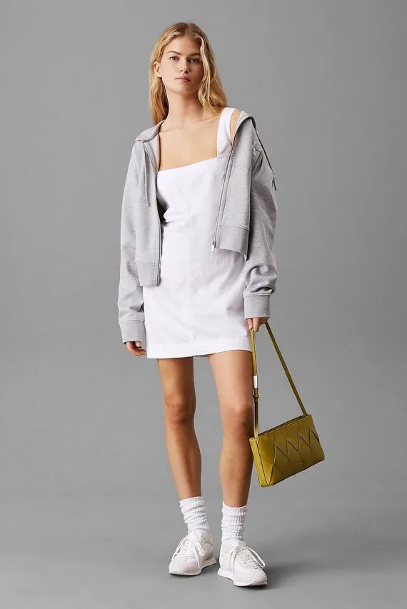 Koʻylak SOFT LINEN A-LINE DRESS Calvin Klein Jeans