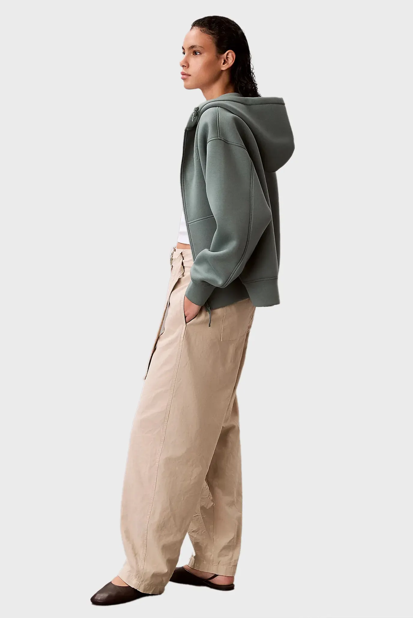 Штаны/COTTON SEAMED PANT 3