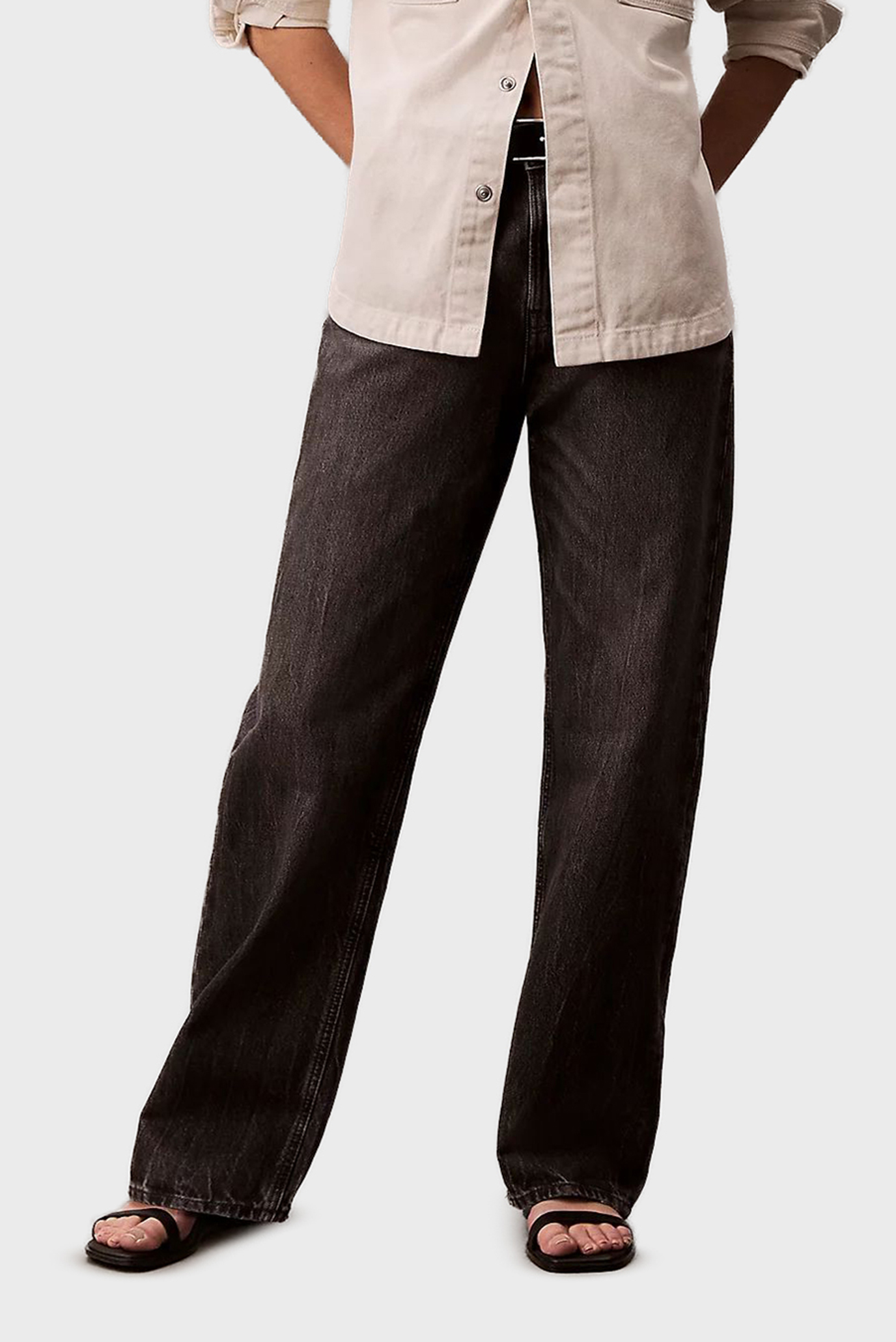 Jins shim SIGNATURE 90s STRAIGHT BLACK FOG 1