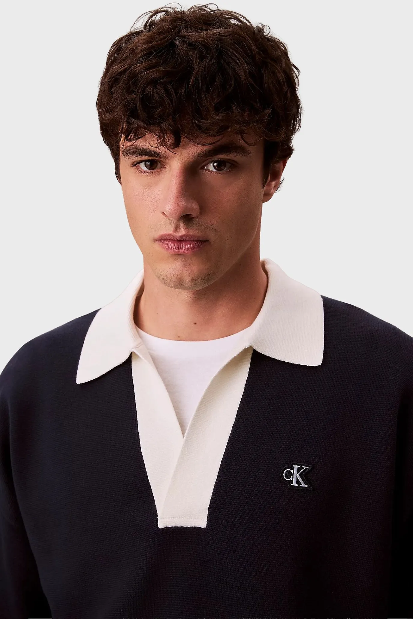 Свитер LS SOLID OVERSIZED JOHNNY COLLAR 6