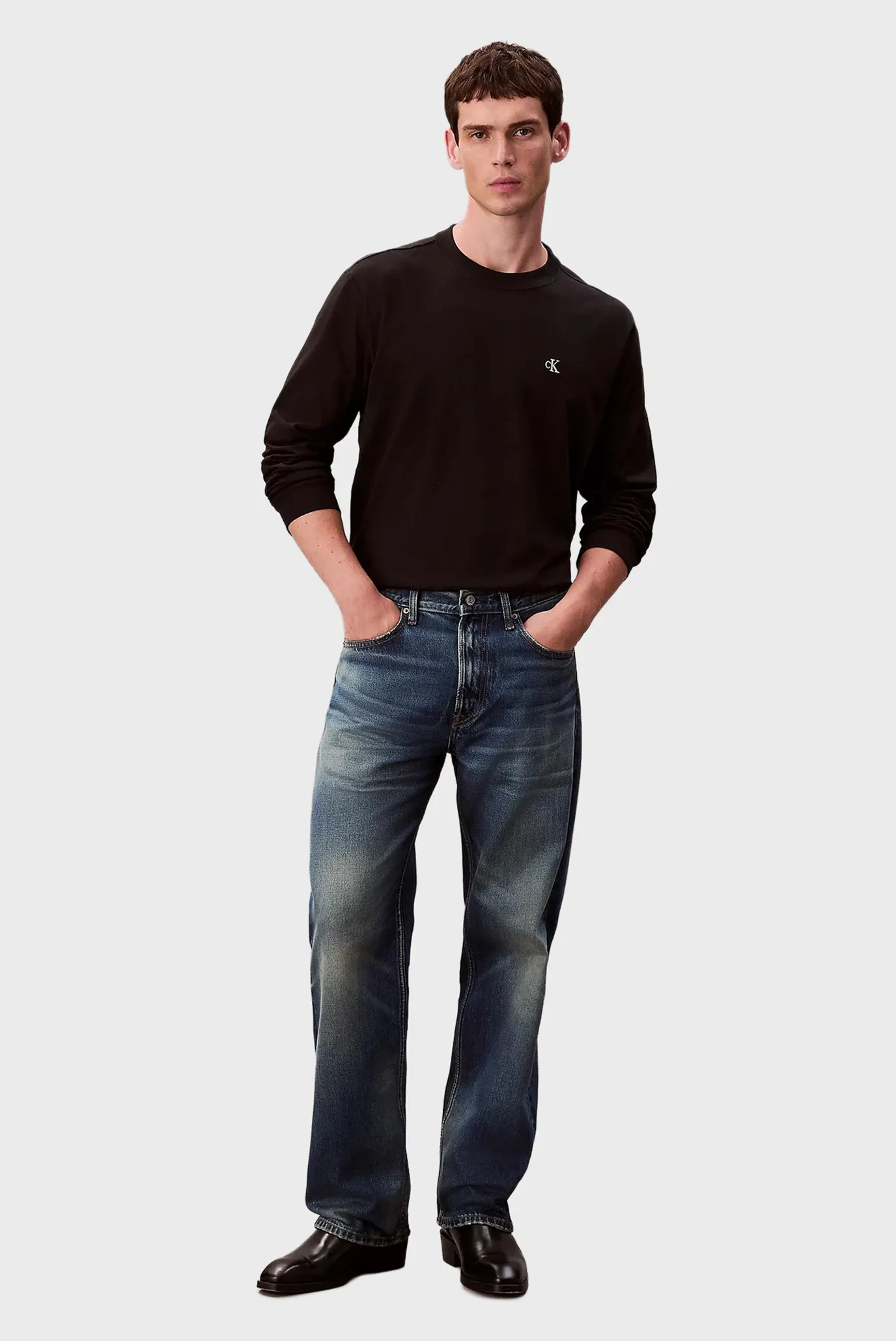 Uzun yengli futbolka LS EASY MONOGRAM TEE 2