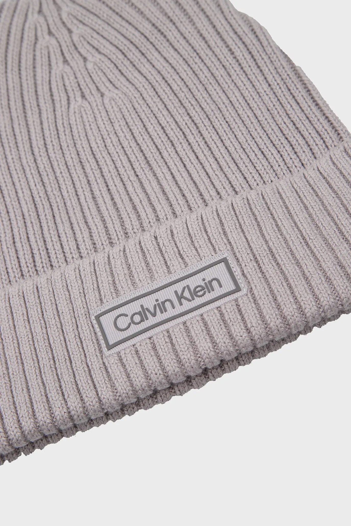 Shapka/PATCH CHUNKY RIB COTTON BEANIE 3