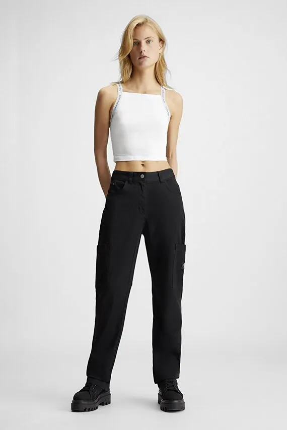 Штаны WOVEN LABEL HR STRAIGHT PANT Calvin Klein Jeans