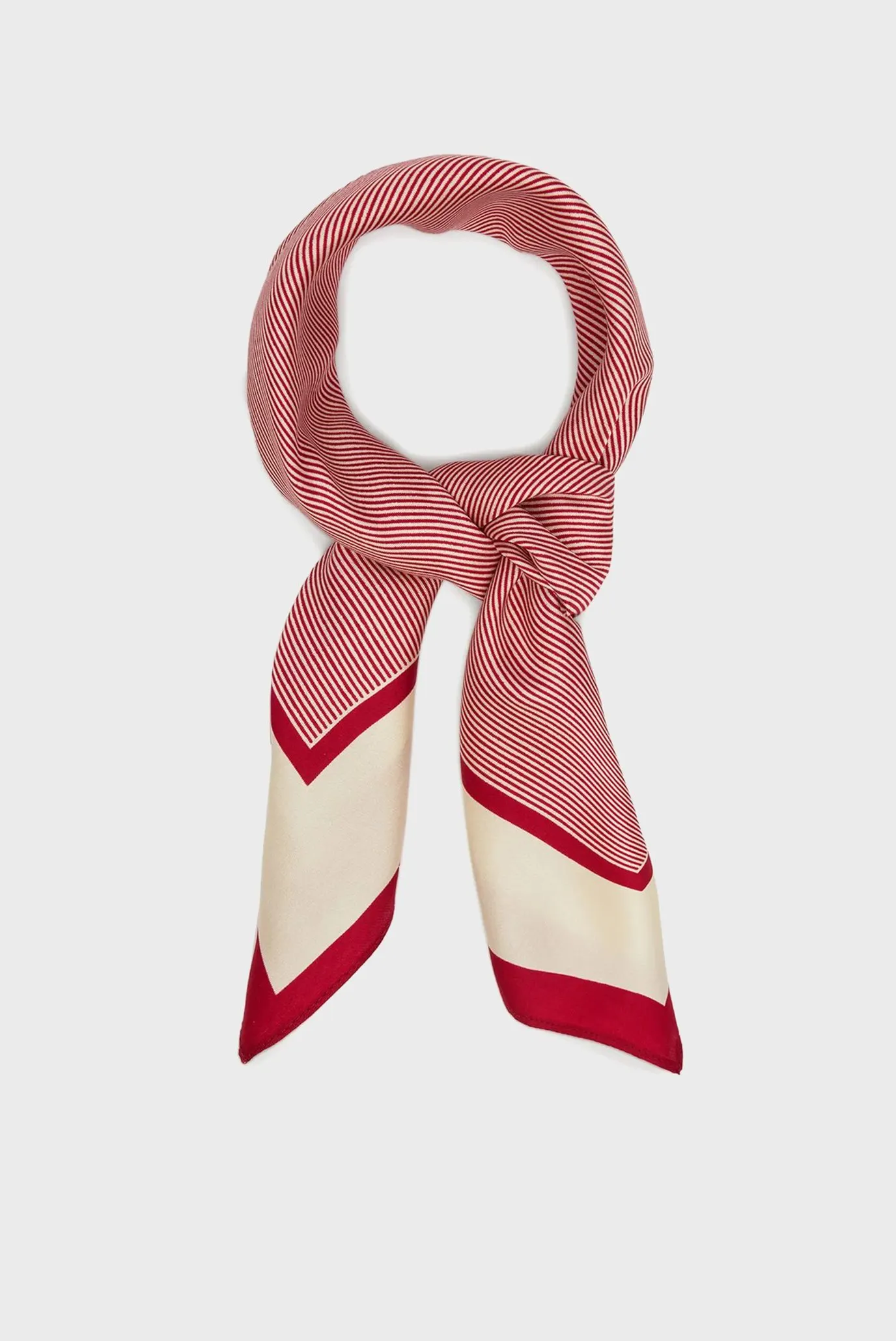 Шарф/TH ELEVATED FLAG SILK SQUARE 2