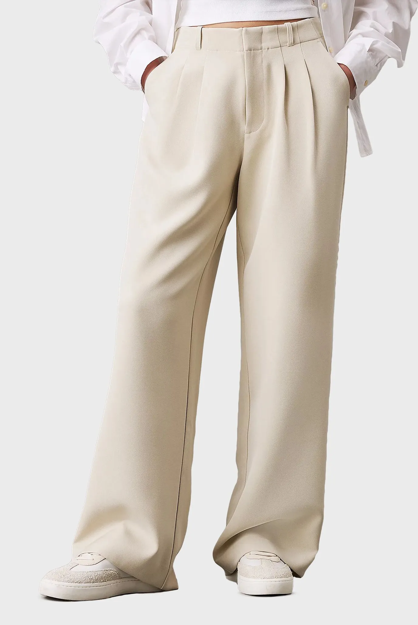 Штаны STRETCH CREPE STRAIGHT PANT 1