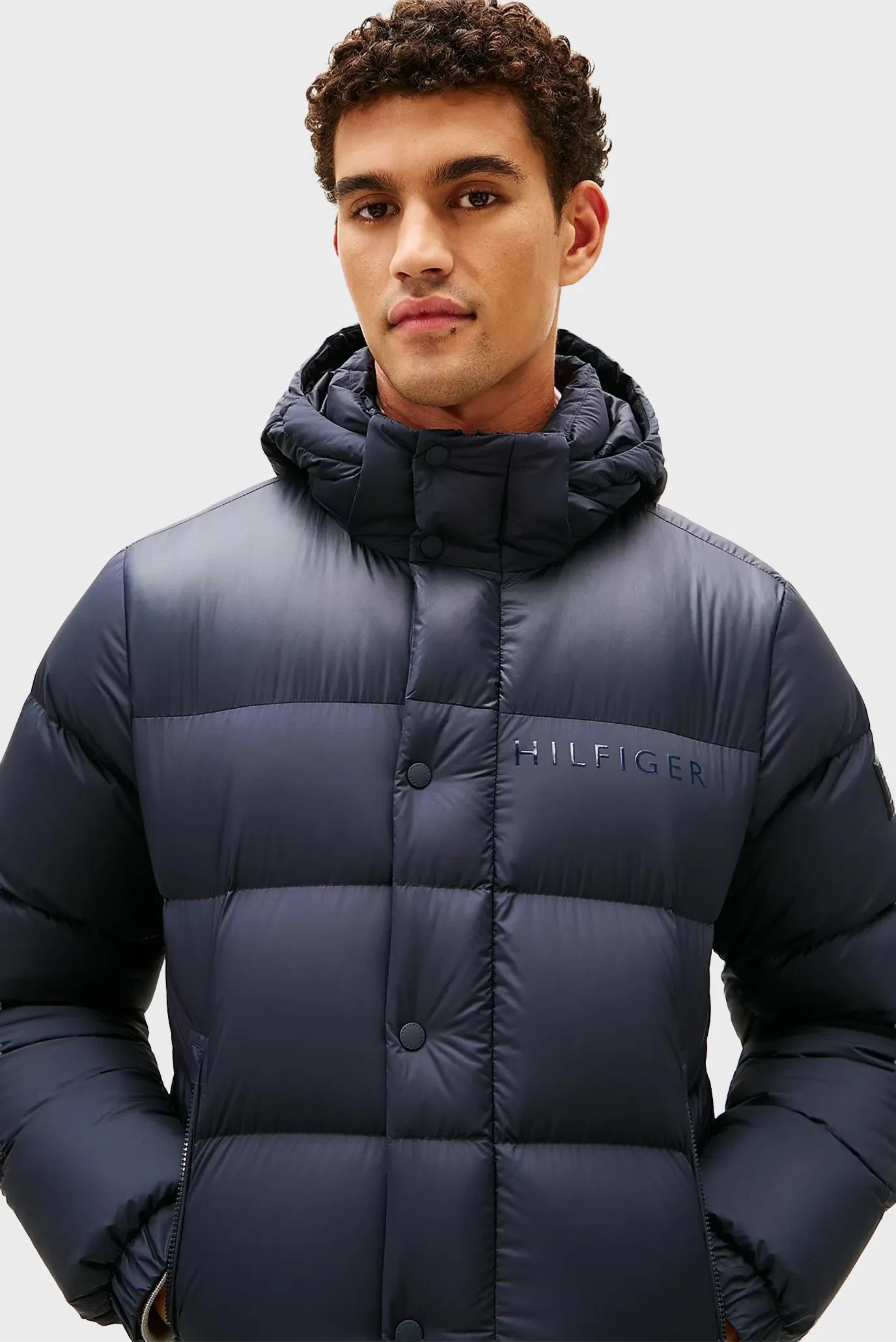 Qishki kurtka MIX DOWN HOODED PUFFER 2