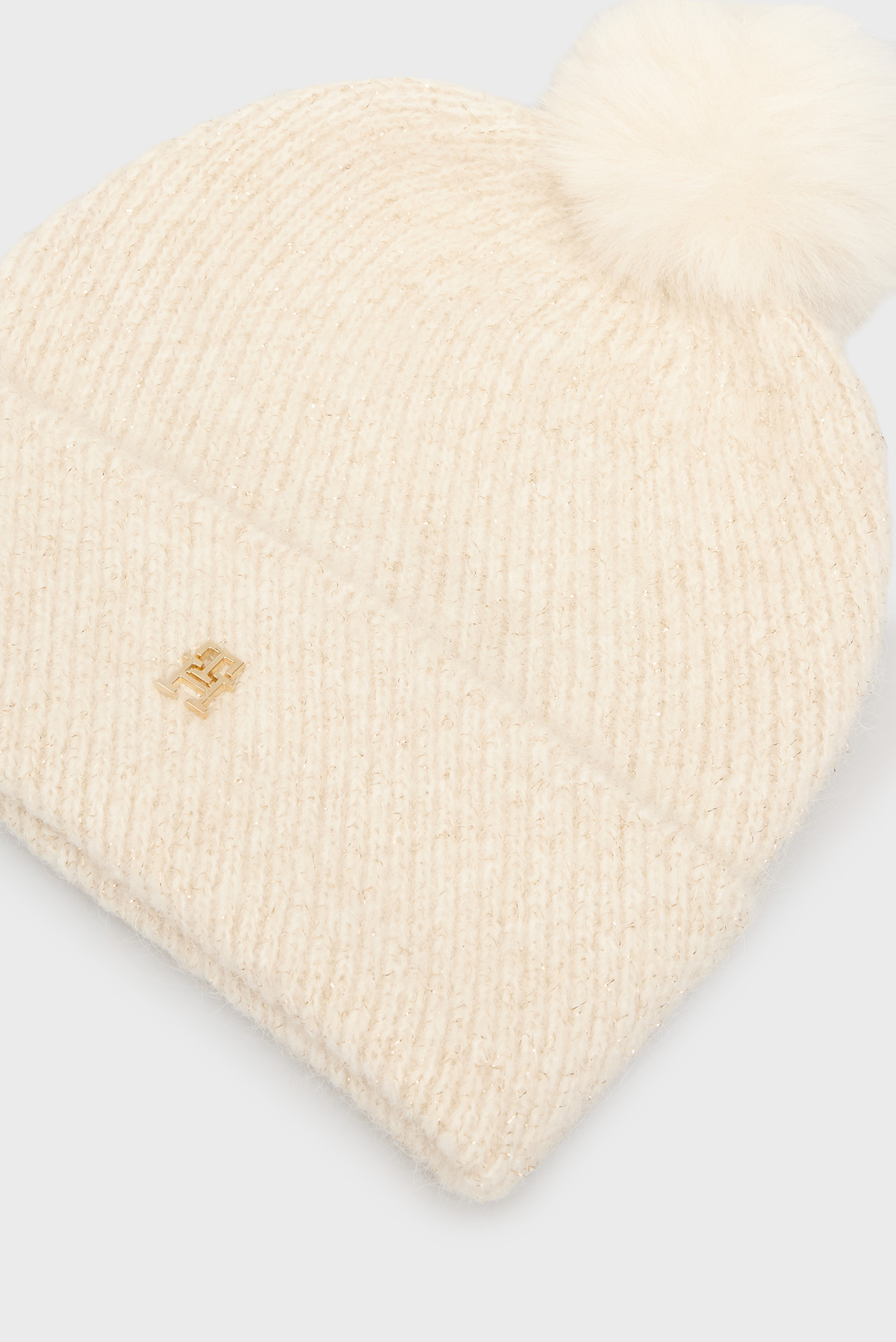 Shapka TH POM POM BEANIE LUREXTommy Hilfiger Shapka TH POM POM BEANIE LUREX 3