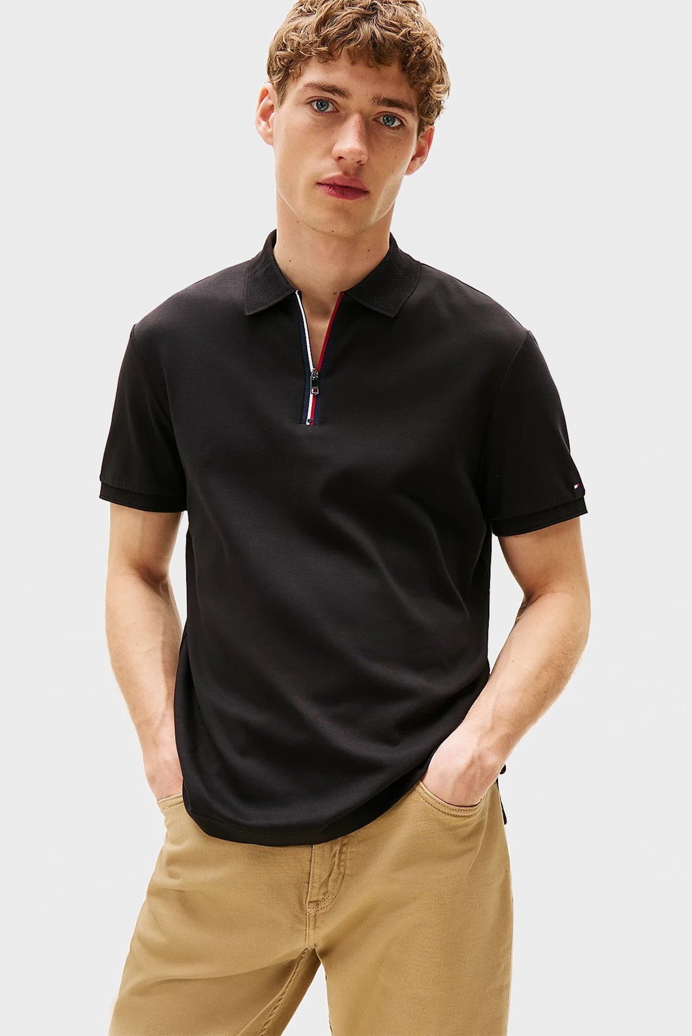 Polo INTERLOCK ZIP REG POLO 1