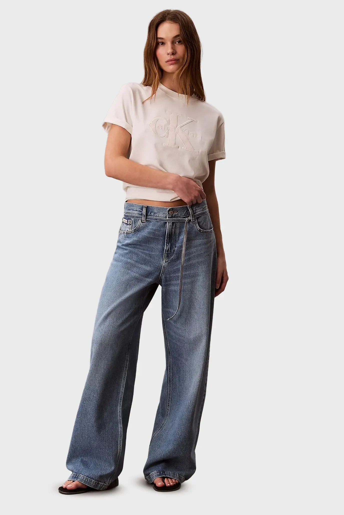 Джинсы/LOW RISE BAGGY OVERNIGHT BLUE 2