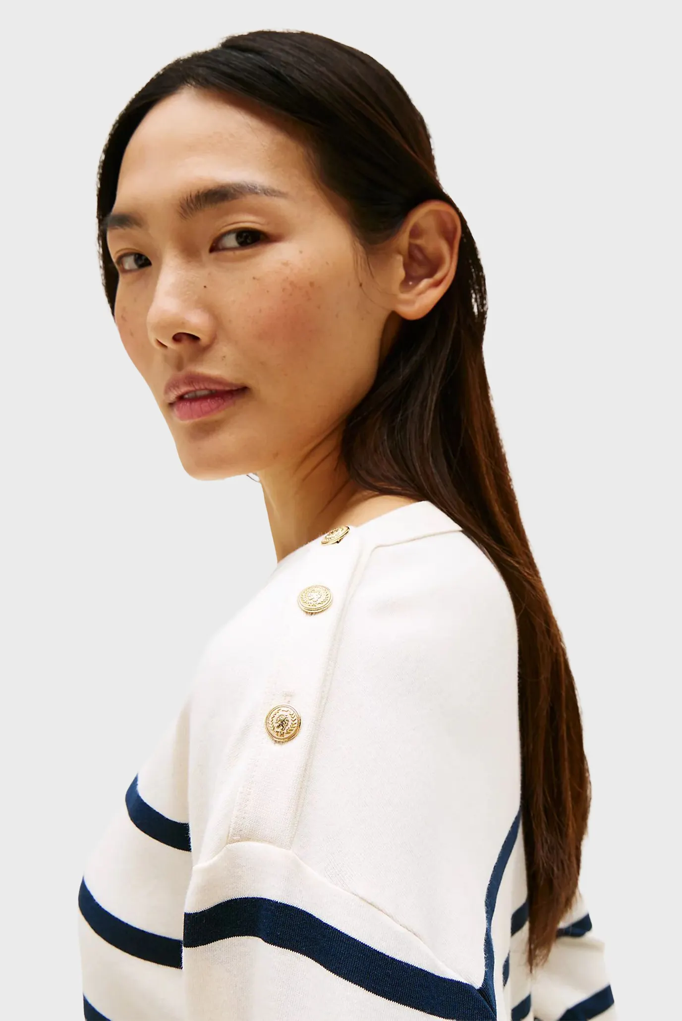 Uzun yengli futbolka LWK GOLD BUTTON BOAT-NK LS TEE 4