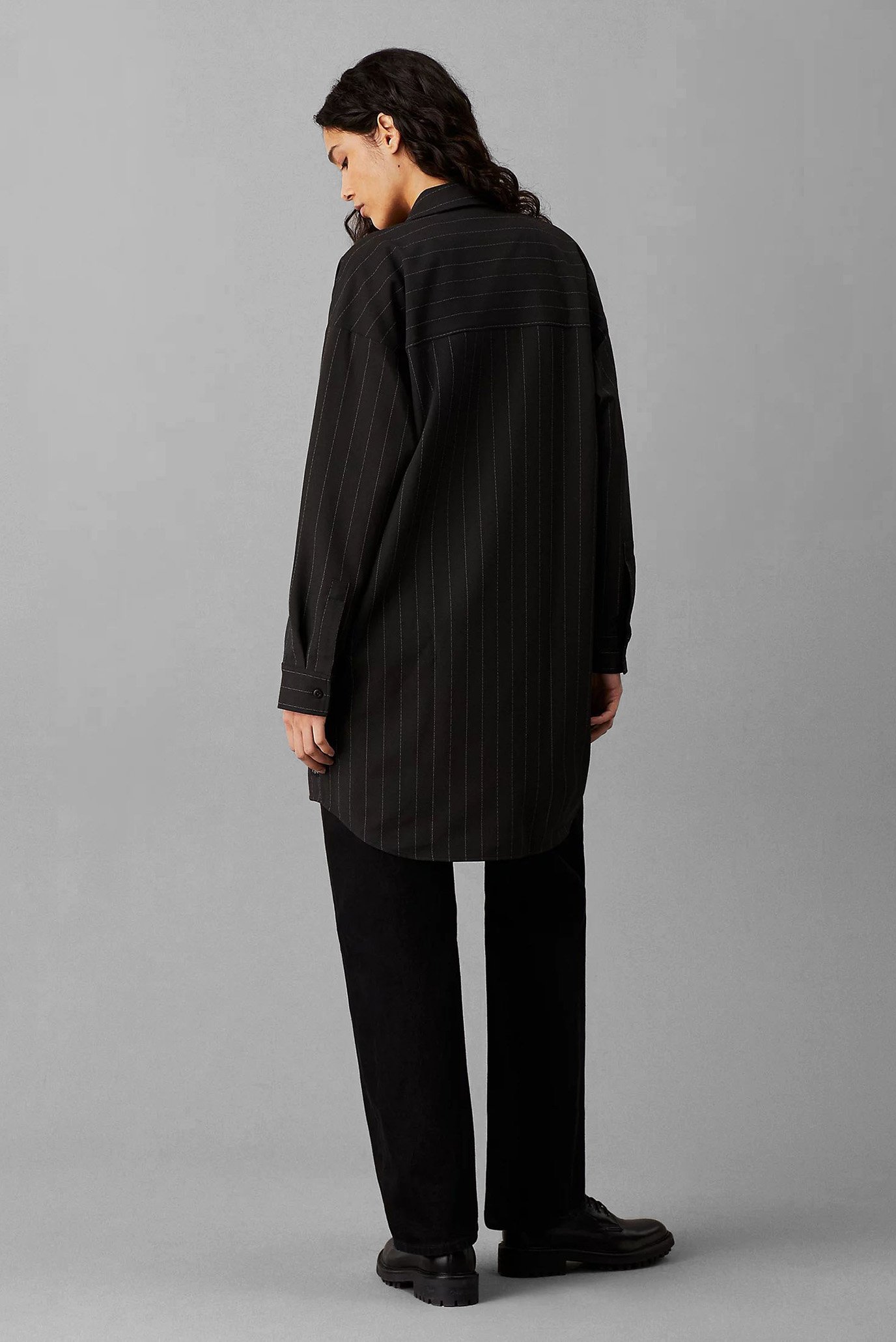 Платье SOFT CREPE PINSTRIPE SHIRT DRESSCalvin Klein Jeans Платье SOFT CREPE PINSTRIPE SHIRT DRESS 3