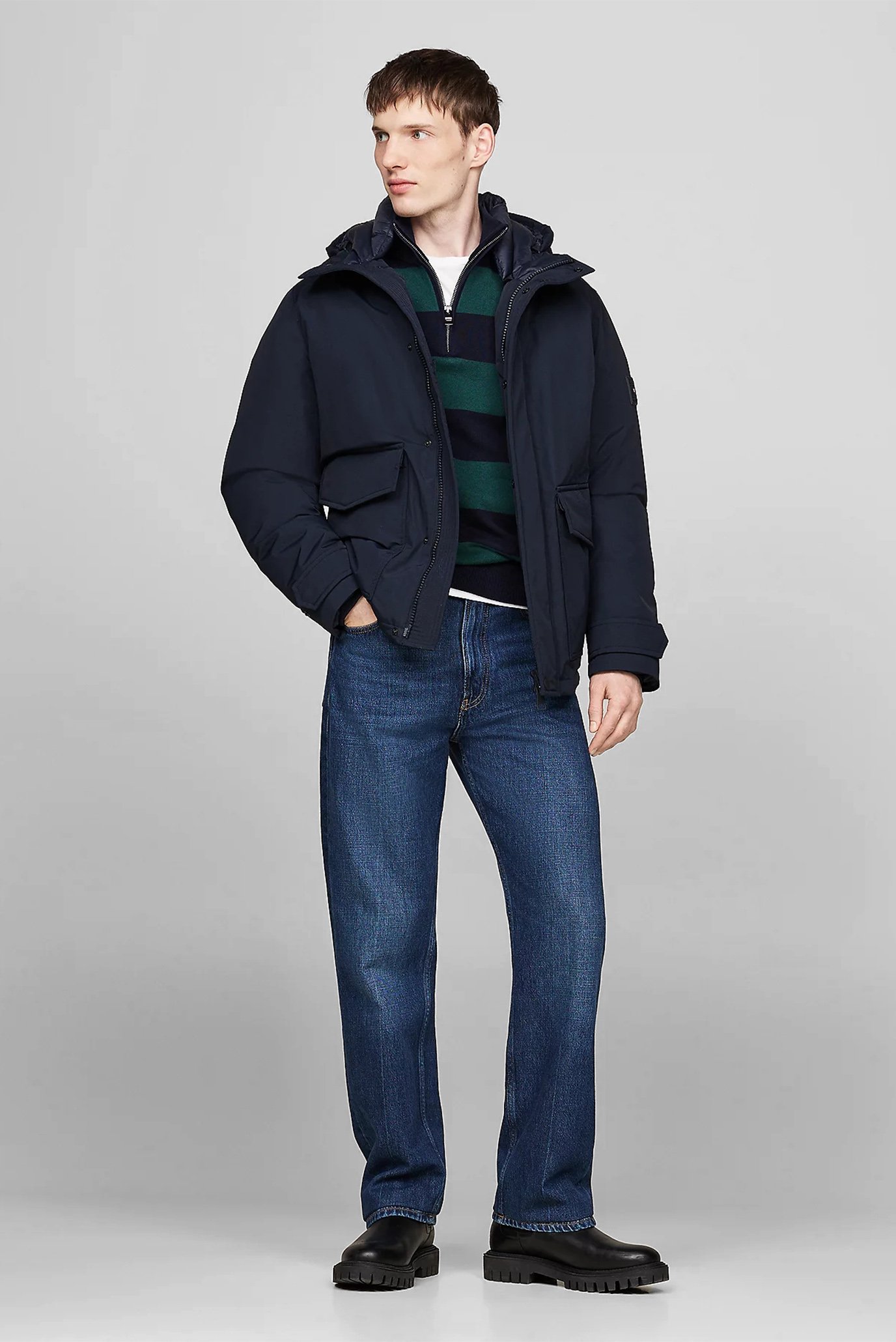 Куртка зимняя ROCKIE DOWN HOODED JACKETTommy Hilfiger Куртка зимняя ROCKIE DOWN HOODED JACKET 2
