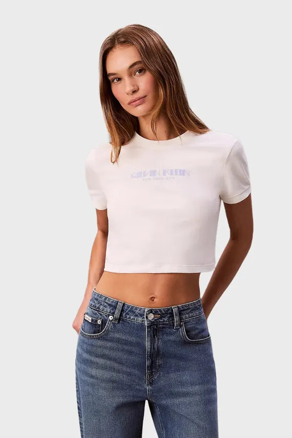 Футболка SS LOGO CROPPED TEE Calvin Klein Jeans