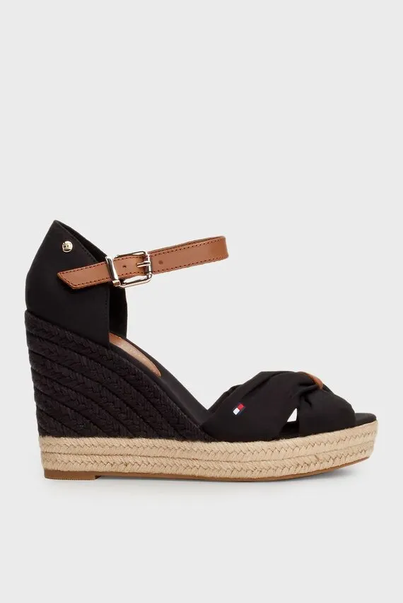 Босоножки BASIC OPEN TOE HIGH WEDGE Tommy Hilfiger