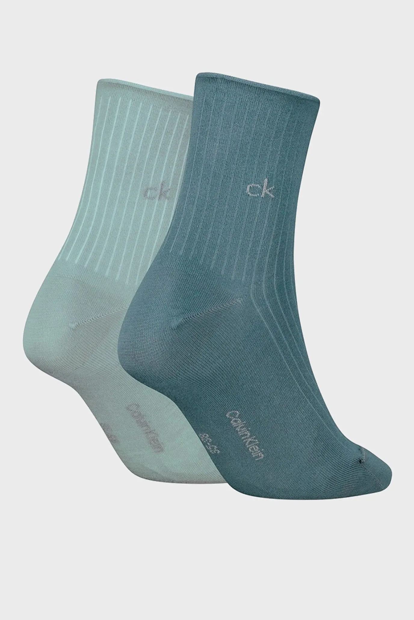 Носки CK WOMEN SHORT SOCK 2P ROLL TOP 2
