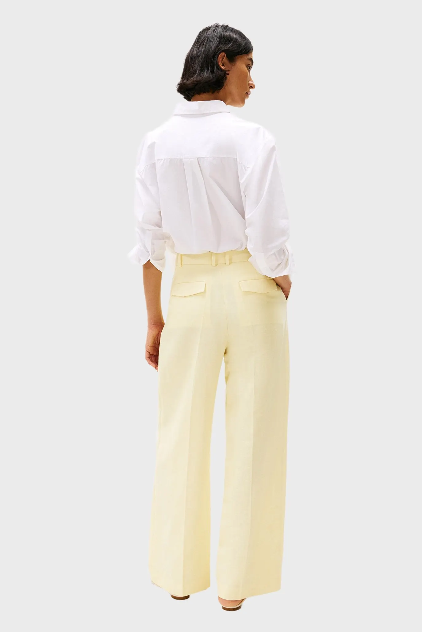 Брюки LINEN MIX RLXD STRAIGHT PANTS 3