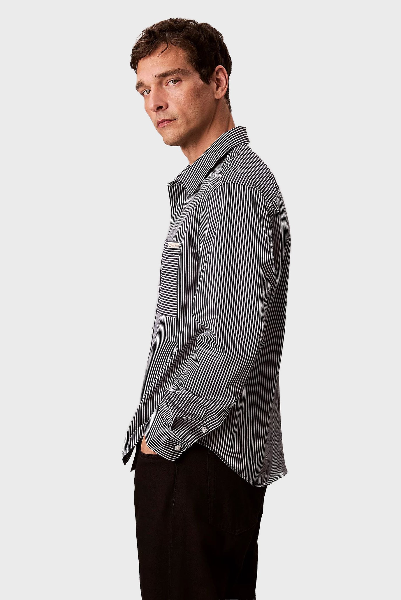 Ko'ylak LS YD COTTON SATIN RELAXED SHIRTCalvin Klein Jeans Ko'ylak LS YD COTTON SATIN RELAXED SHIRT 3