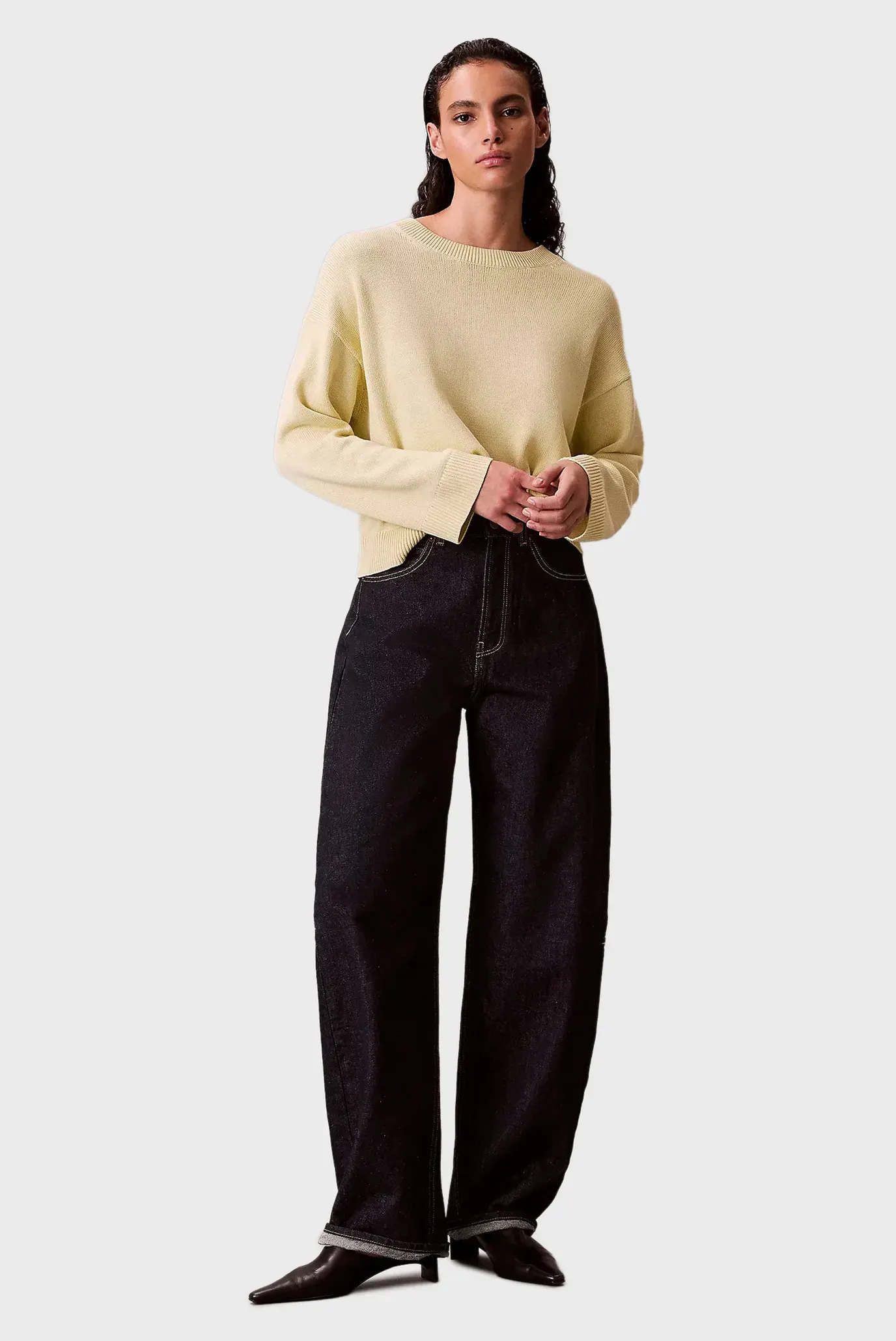 Свитер/Long Sleeve Crew Neck Sweater 2