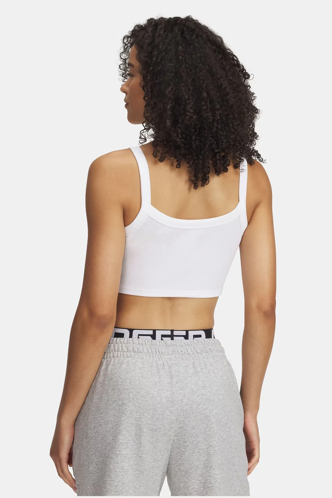 Майка UA Rival Rib Baby Tank-WHT 2