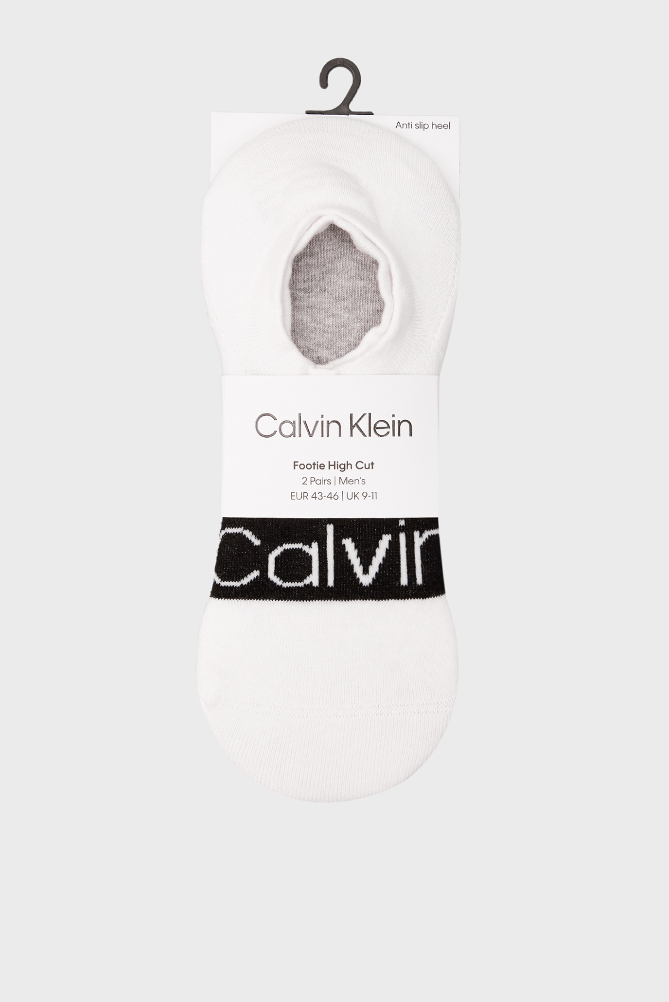 Kalta paypoq/CK MEN FOOTIE HIGH CUT 2P LOGO RIBBON 1