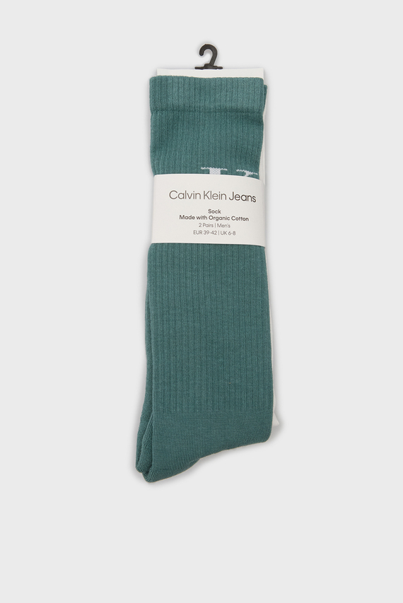 Paypoq CKJ MEN SOCK 2P MONOGRAM Calvin Klein Jeans