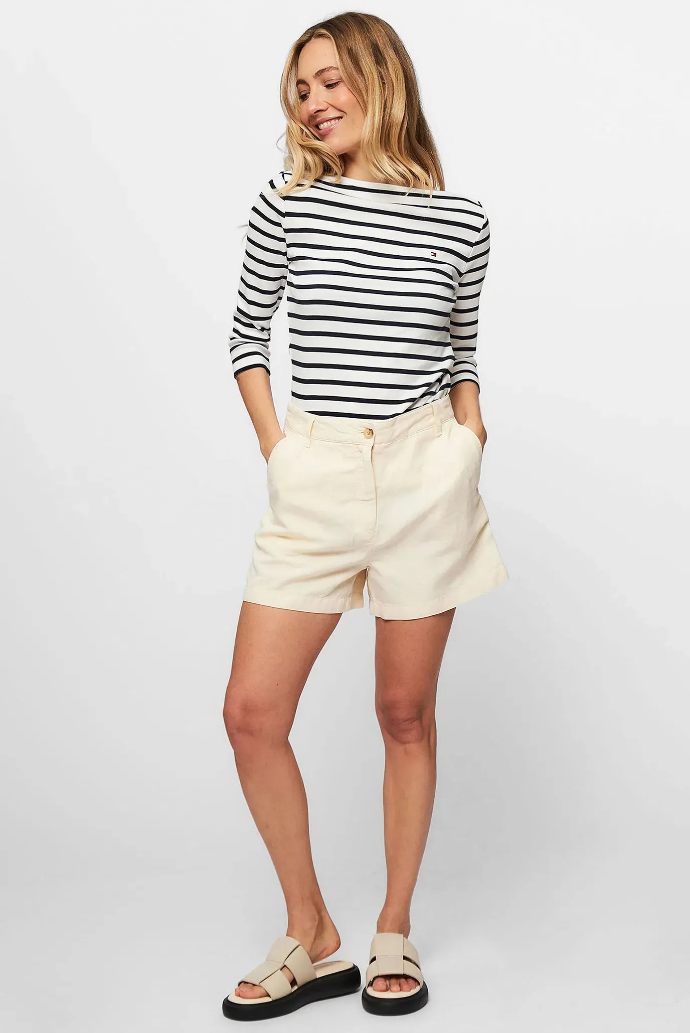 Шорты COTTON LINEN SHORT 2