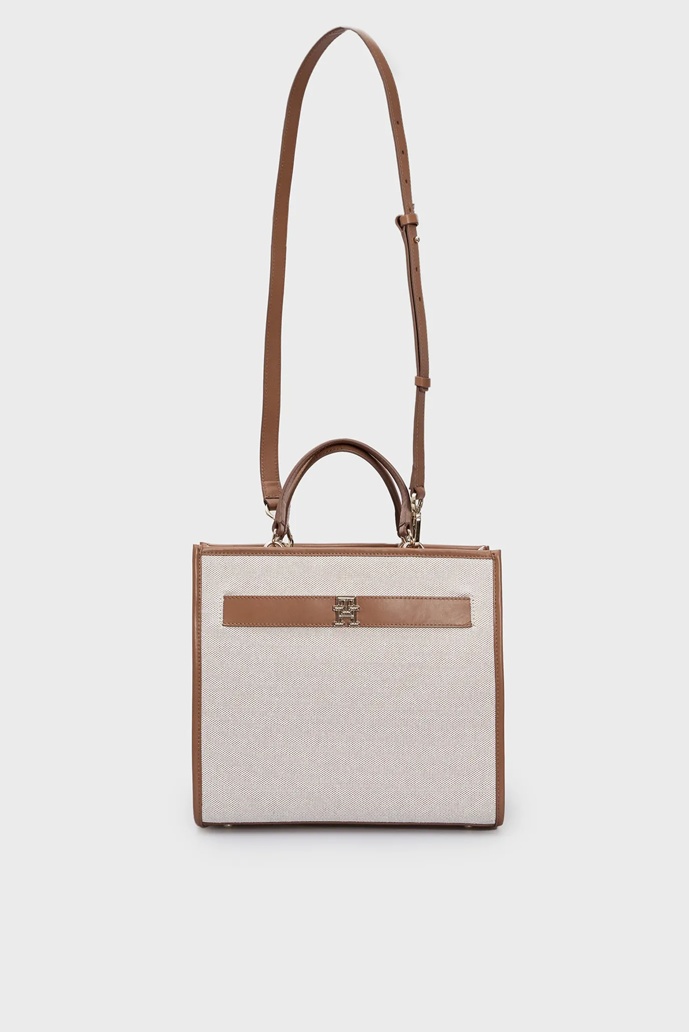 Сумка TH LOGO LEATHER MED SATCHEL CAN 5