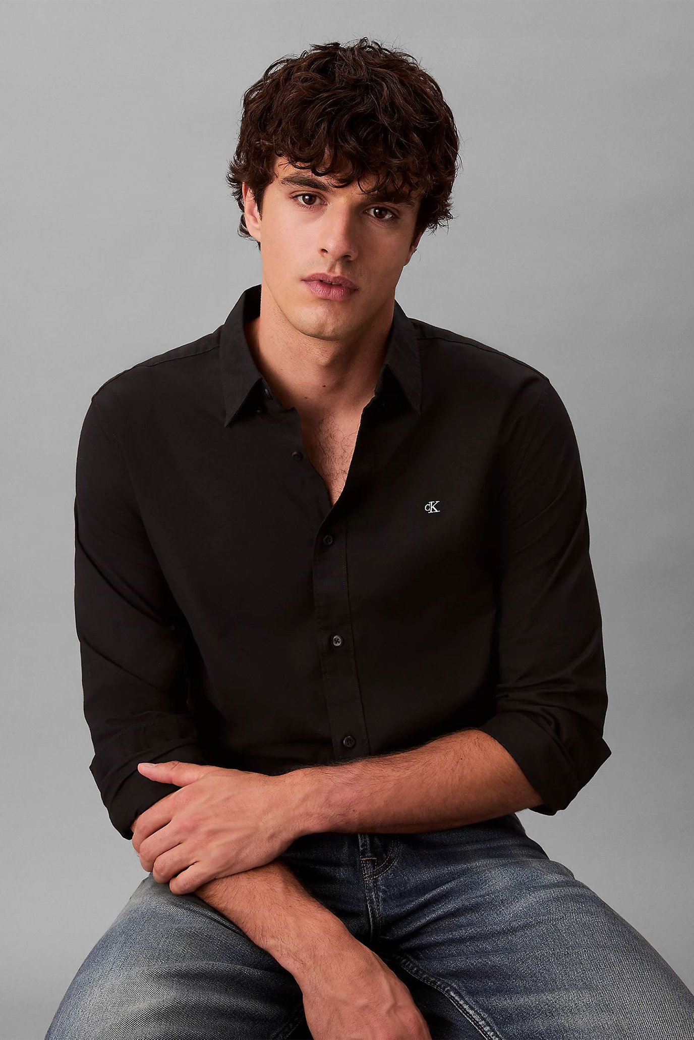 Ko'ylak LS SOLID OXFORD CLASSIC SHIRTCalvin Klein Jeans Ko'ylak LS SOLID OXFORD CLASSIC SHIRT 5