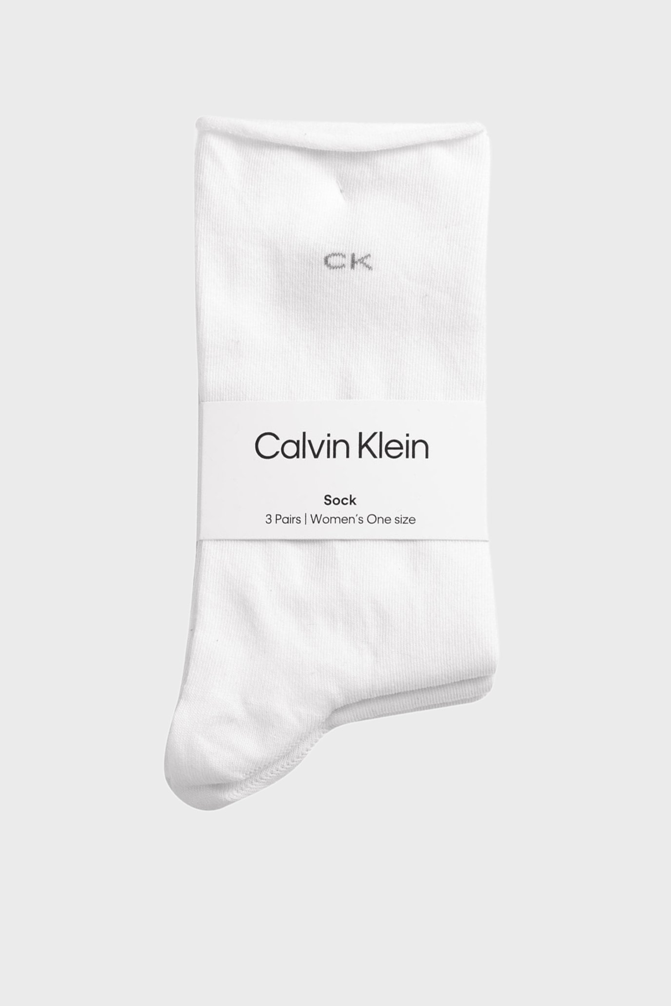 Paypoq CK WOMEN SOCK 3P ROLL TOP 1