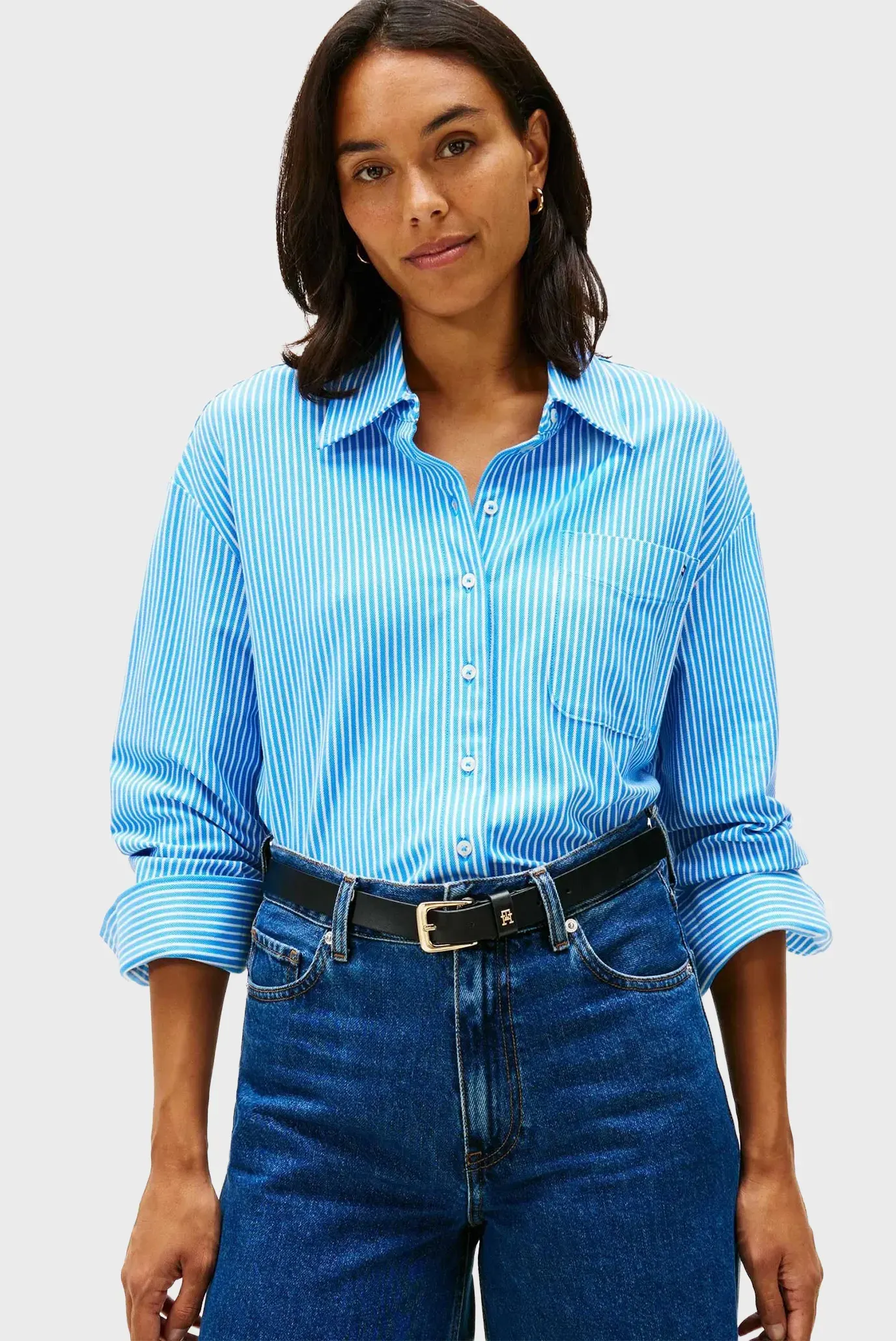 Ko'ylak/PIQUE STRIPE RLX SHIRT 1