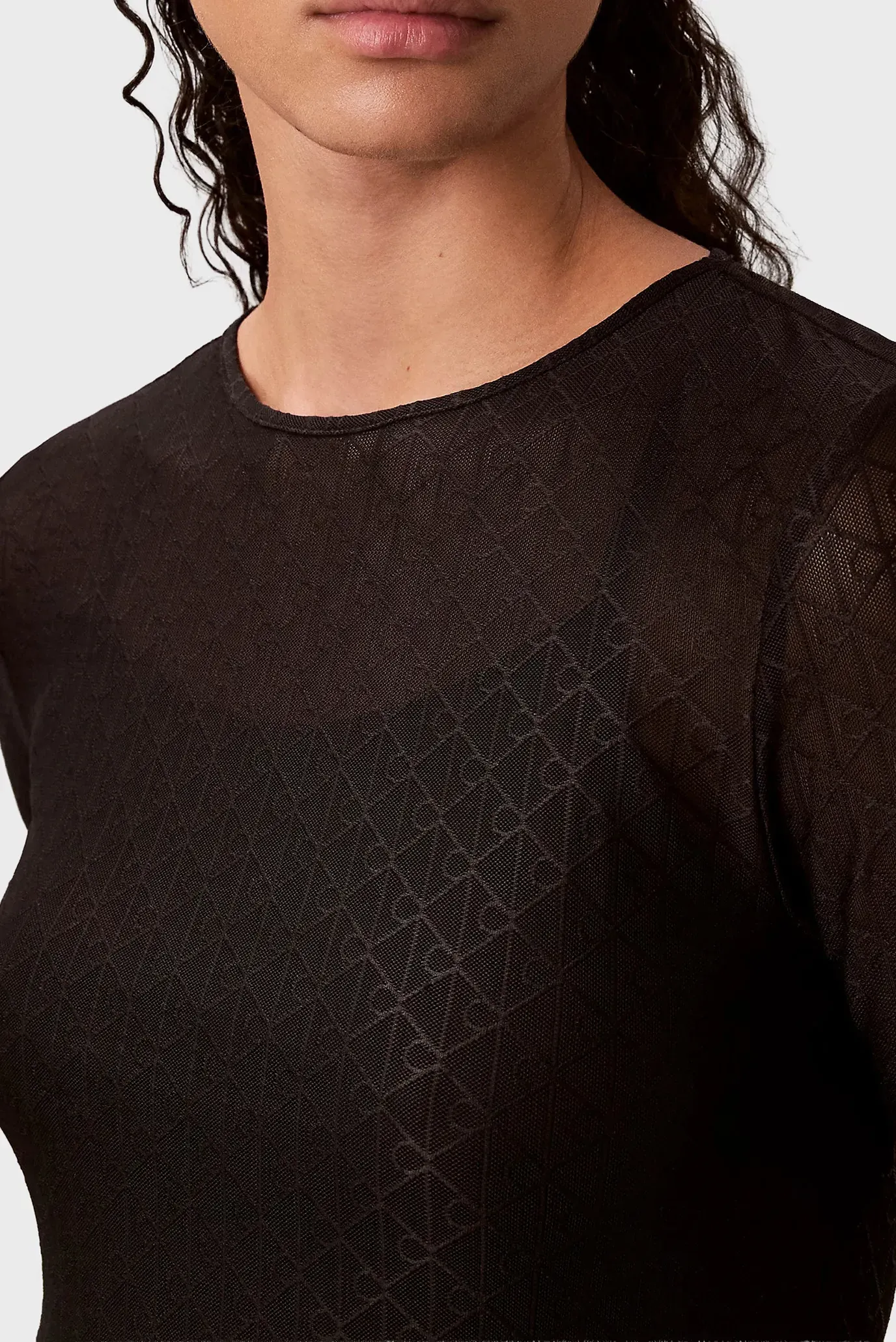 Koʻylak/LS AOP LACE MAXI DRESS 2