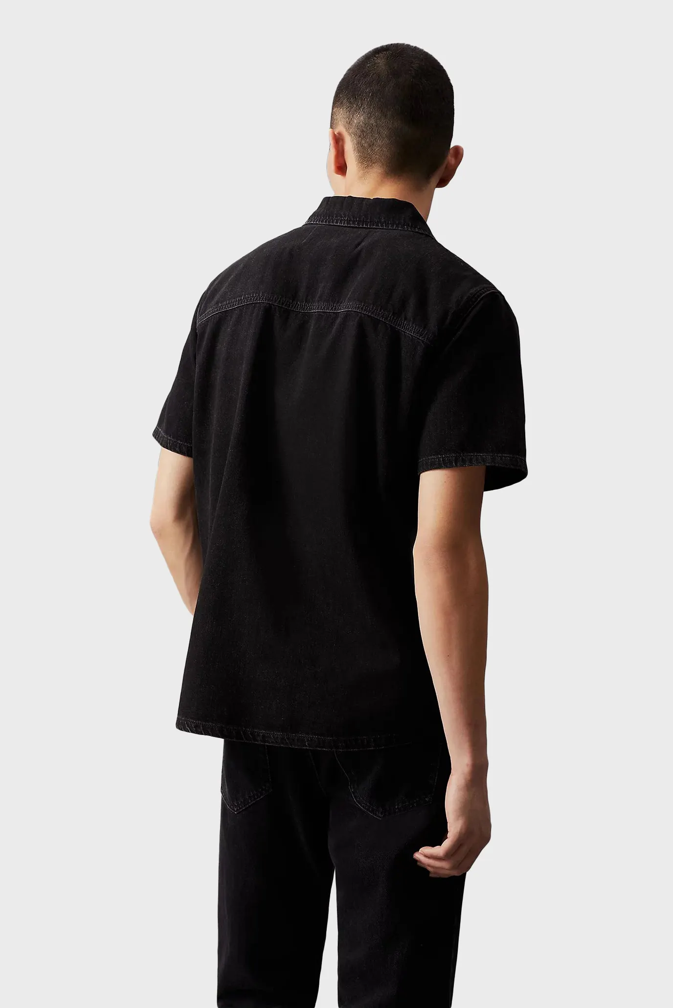 Yengi kalta ko'ylak CAMP DENIM SHIRT 3