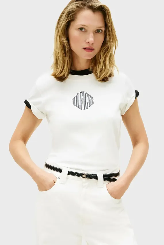 Futbolka/VARSITY C-NK REG SS TEE Tommy Hilfiger