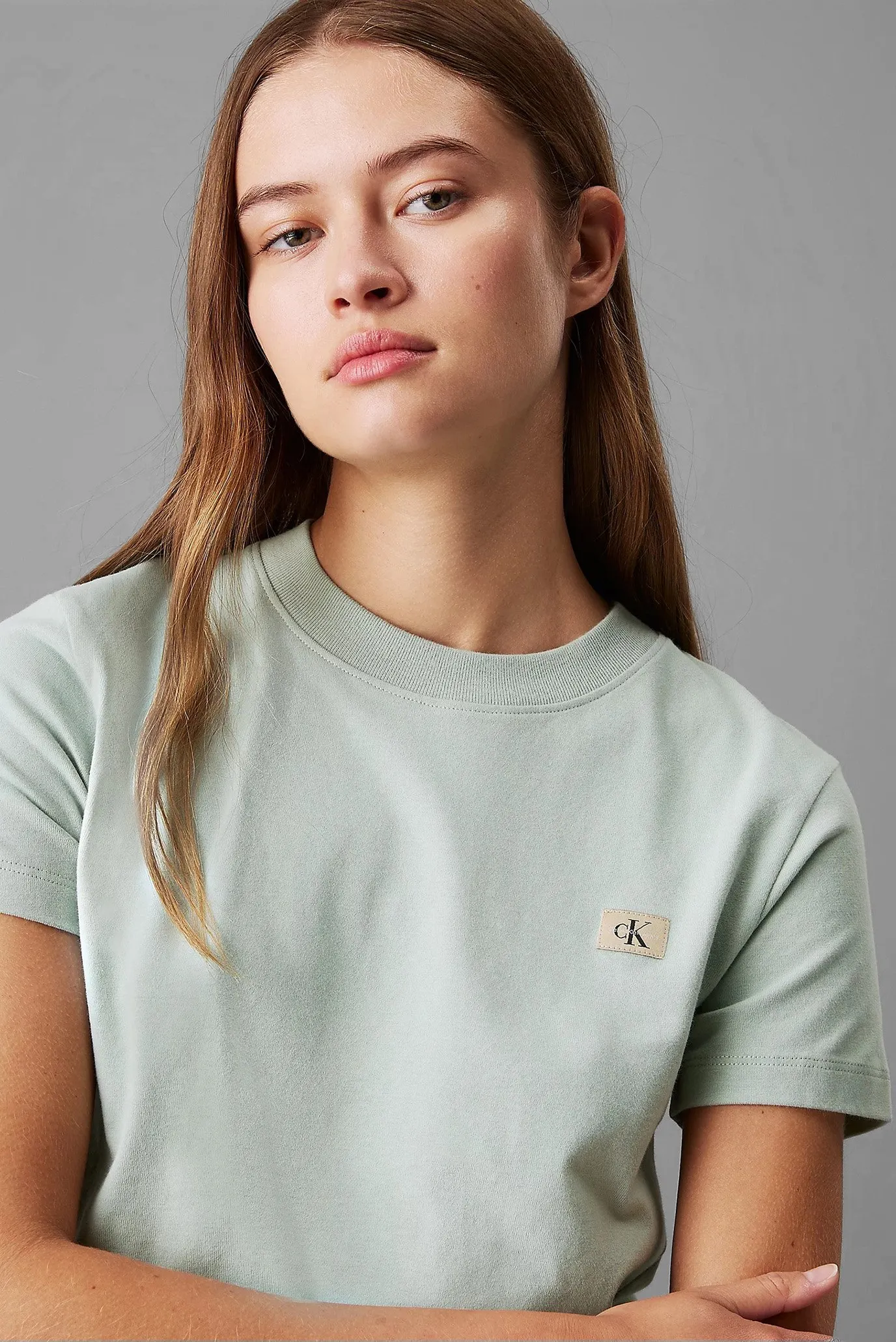 Futbolka WOVEN LABEL PEACHED BABY TEE 4