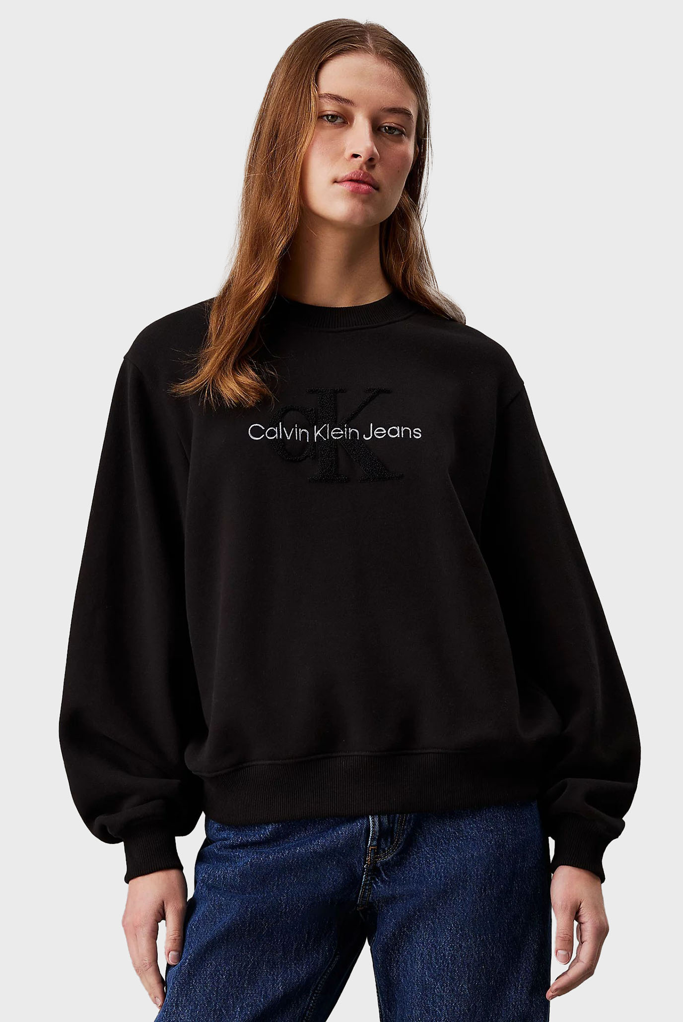 Svitshot CHENILLE MONOLOGO CREWNECKCalvin Klein Jeans Svitshot CHENILLE MONOLOGO CREWNECK 1