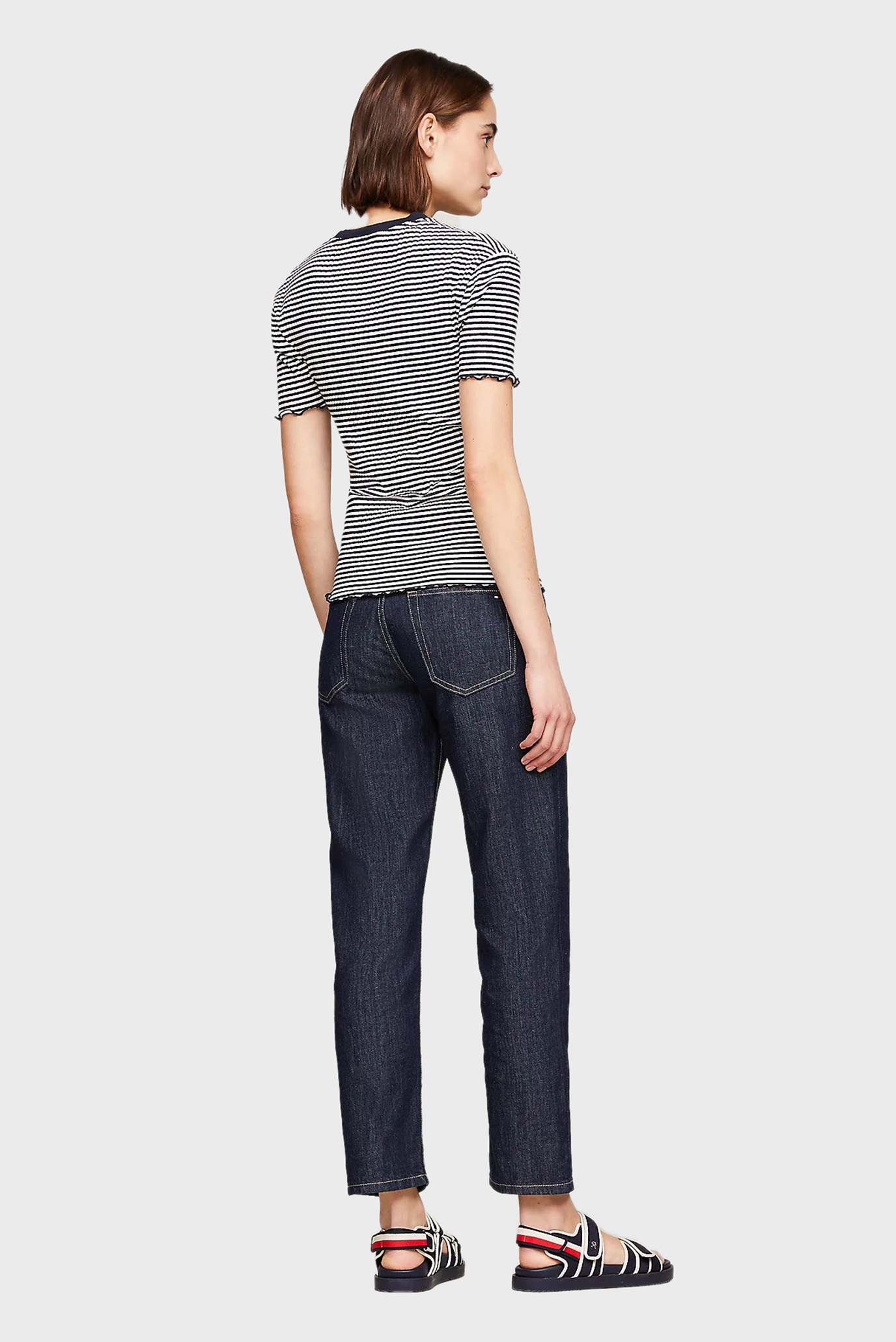 Futbolka SLIM CTN MODAL RIB STP C-NK SS 3