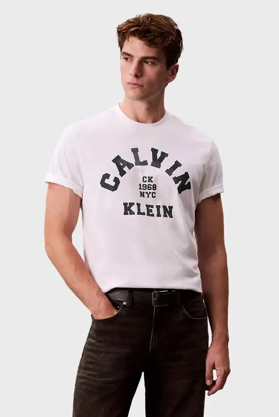 Futbolka/SS 20S LN CALVIN COLLEGE GRAPHIC Calvin Klein Jeans