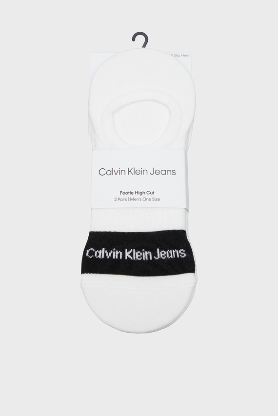 Kalta paypoq CKJ MEN FOOTIE HIGH CUT 2P CONTRAST TAB Calvin Klein Jeans